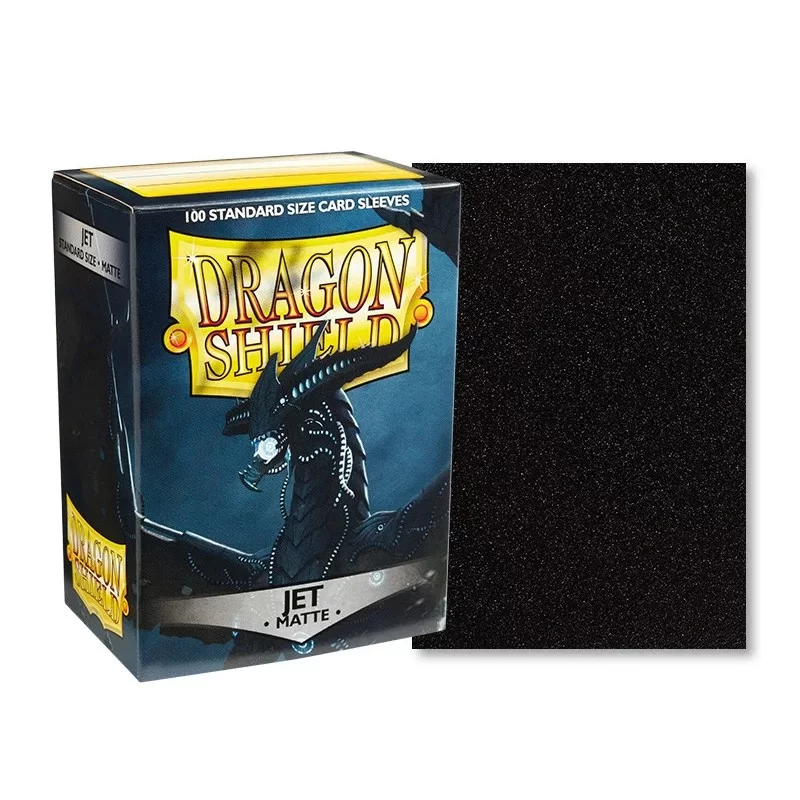 Protège Cartes - Dragon Shield : DS100 – MATTE - (STD x100) : Jet