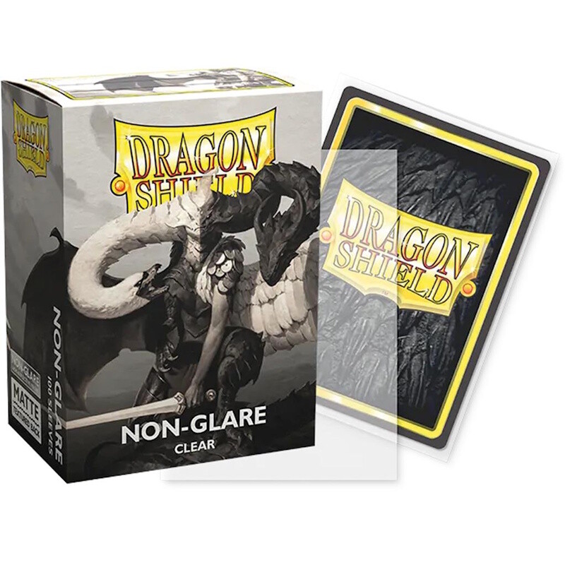 Protège Cartes - Dragon Shield : DS100 – MATTE - (STD x100) : Non Glare CLEAR V2