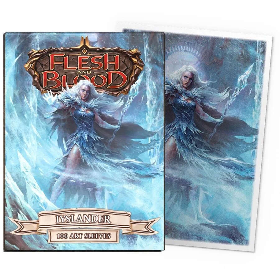 Protège Cartes - Dragon Shield : DS100 – Matte Art STD x100 - Iyslander (Flesh and Blood FAB)