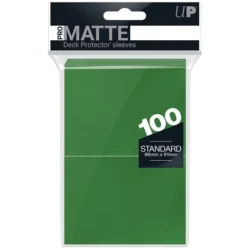 Ultra PRO – Protèges cartes (sleeves) – Standard x100 (63x88mm) – PRO-Matte // Vert