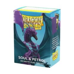 Protège Cartes – Dragon Shield : DS100 – DUAL MATTE – (STD x100) – Soul & Petrol
