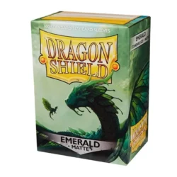 Protège Cartes – Dragon Shield : DS100 – MATTE – (STD x100) : Emeraude – Emerald