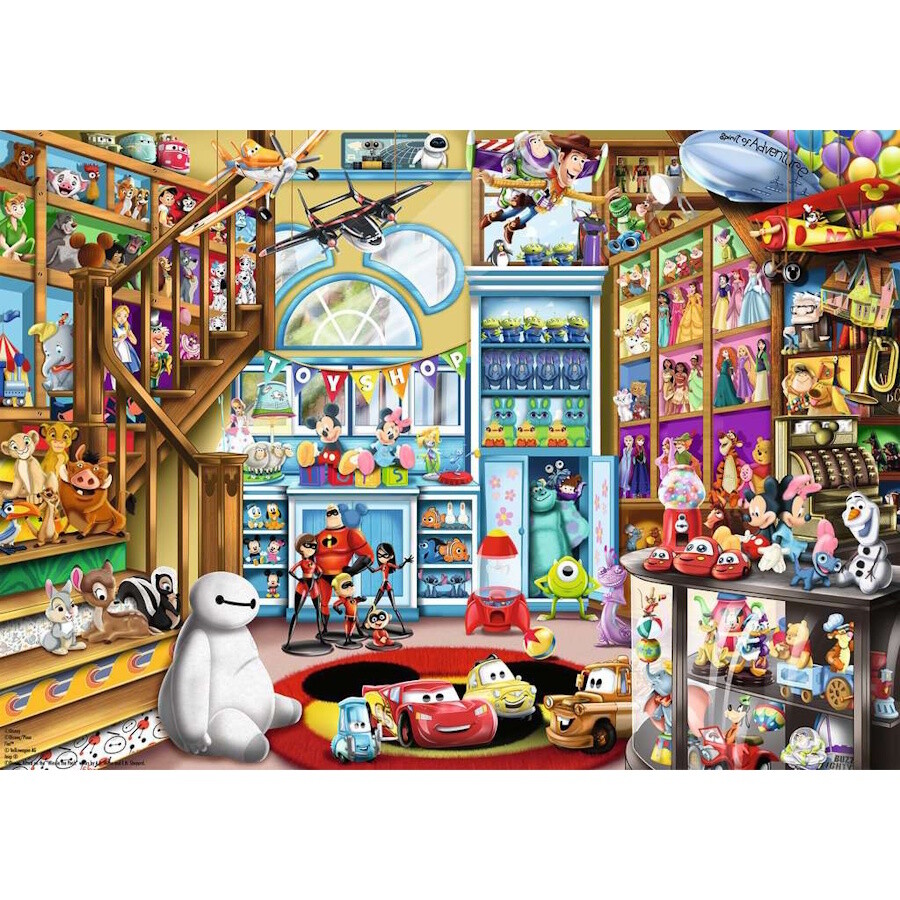 Puzzle - 1000p : Ravensburger Disney Magasin jouets / Toy Store – Image 2