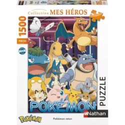 Ravensburger – Puzzle – Pokémon Néon – 1500 Pièces