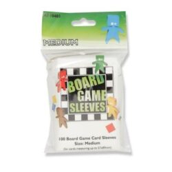 Board Game Sleeves – 100x Clear Medium fits cards 57×89 (100 protège-cartes)