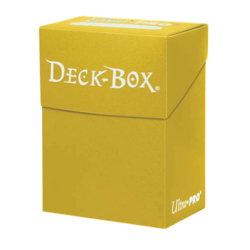 Ultra Pro – Deck Box –  75 cartes – Jaune (Yellow)