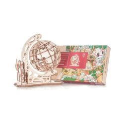 Globe maquette 3D mobile en bois