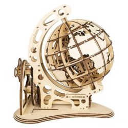 Globe maquette 3D mobile en bois