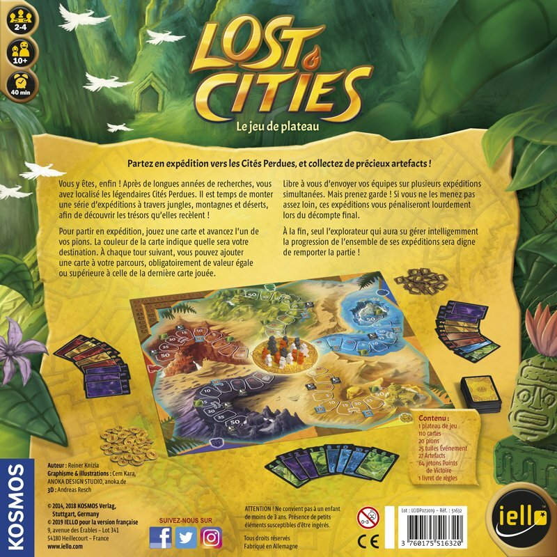 Lost Cities - Jeu de Plateau – Image 3