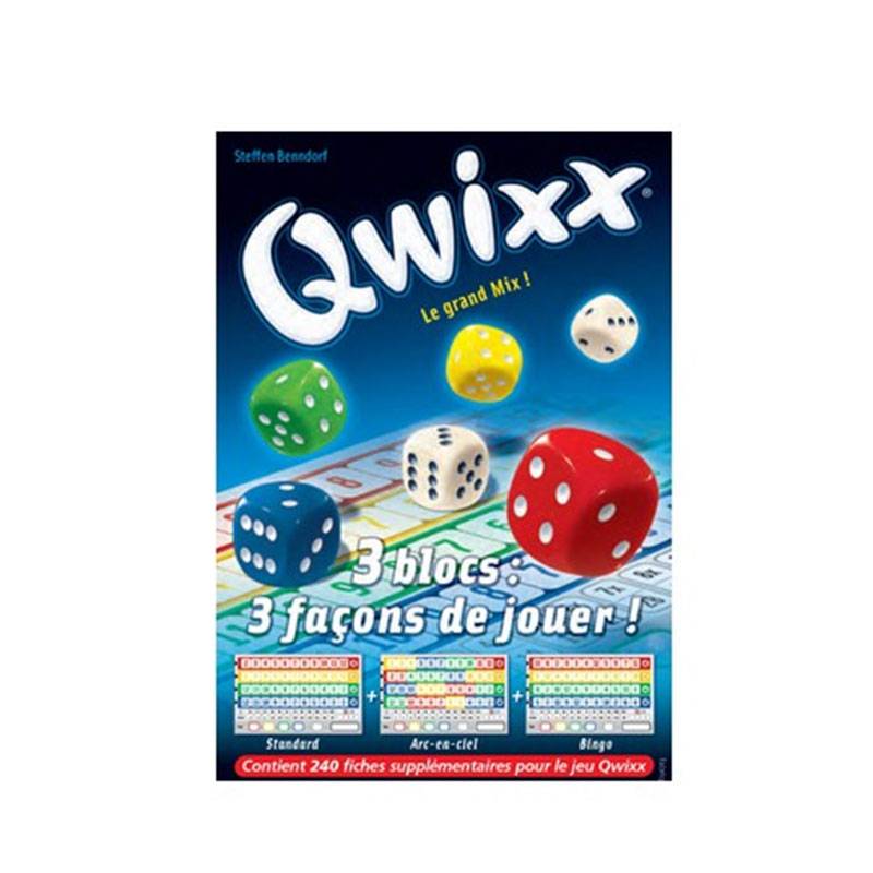 QWIXX - Recharge BLOC DE SCORE (3x80 fiches)