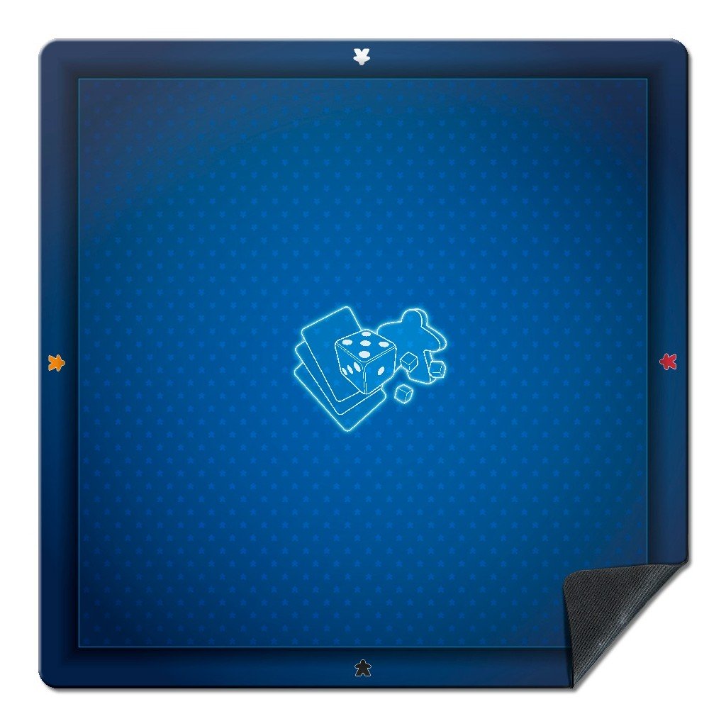 Tapis Universel - Jeux de plateaux 2-4 joueurs - Taille 1 (60×60 cm) - Bleu