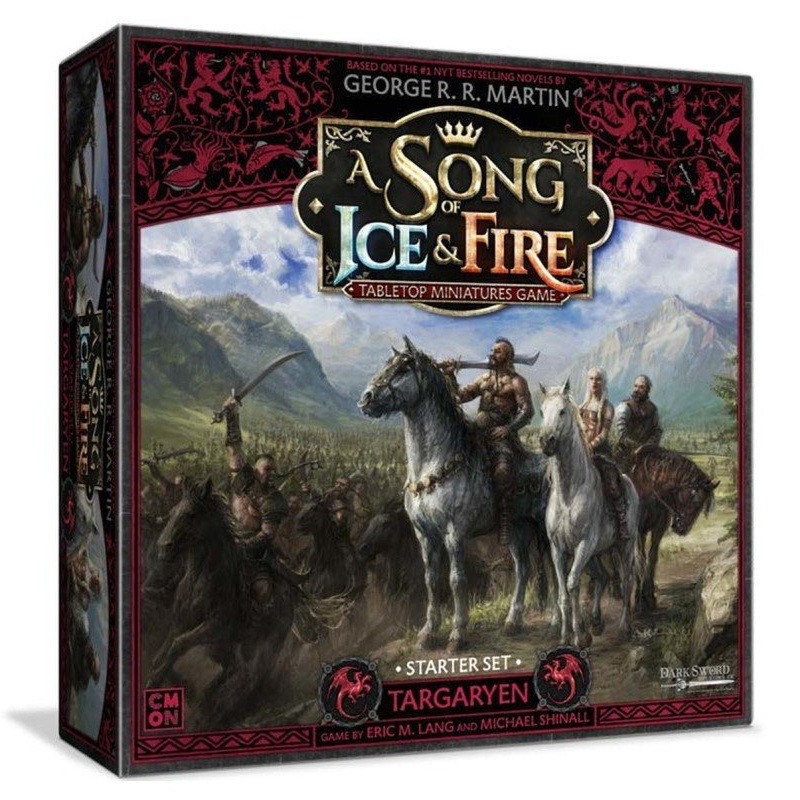Le Trône de Fer - Jeu de Figurines (TdFJdF) : TARGARYEN - Boîte de BASE (Starter TARGARYEN)