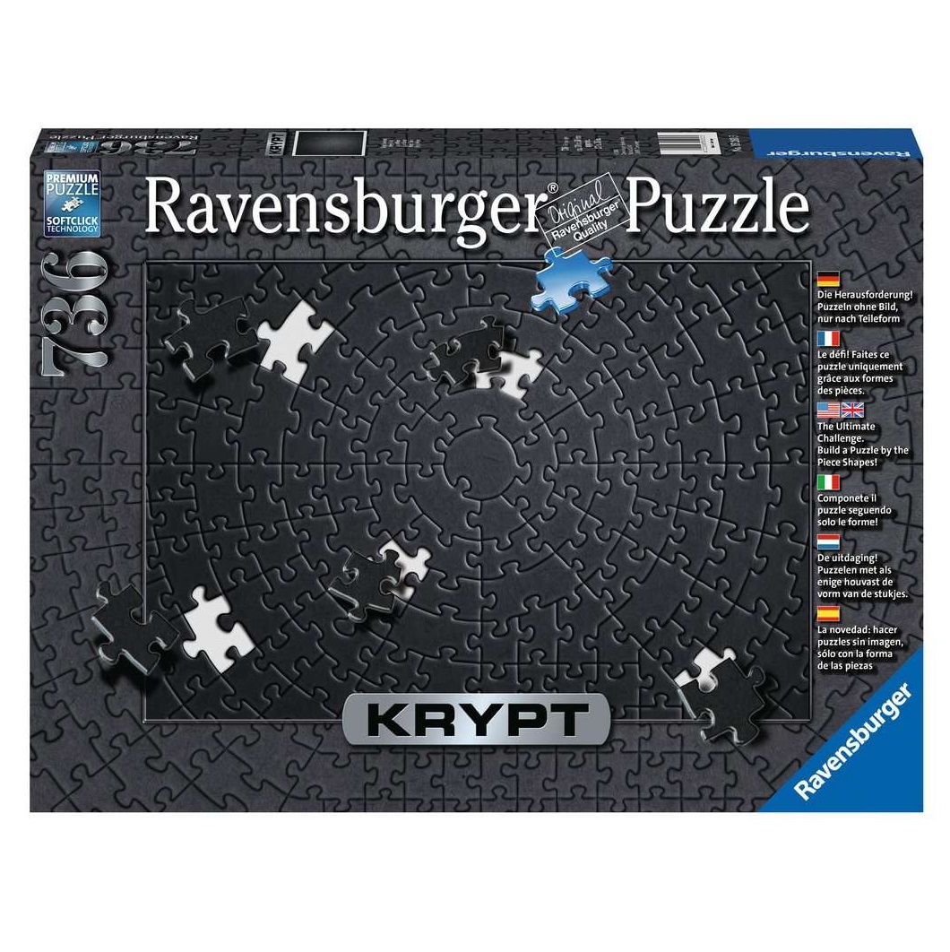 Puzzle Ravensburger - 736pc - Krypt Black