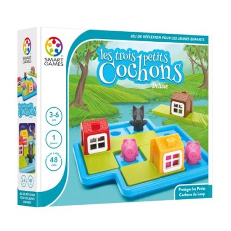 Smart Games – Les 3 Petits Cochons Deluxe