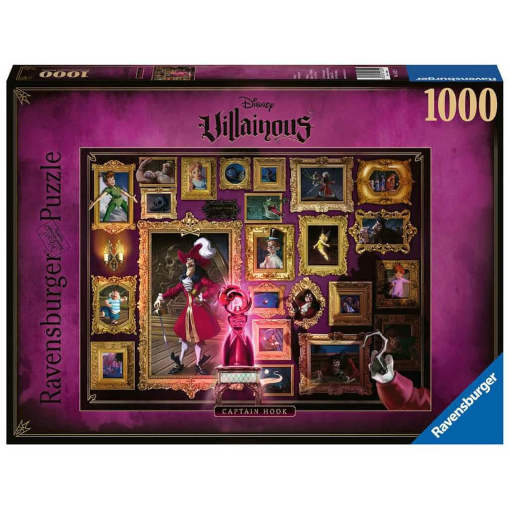 Puzzle - 1000pc Villainous - Capitaine Crochet