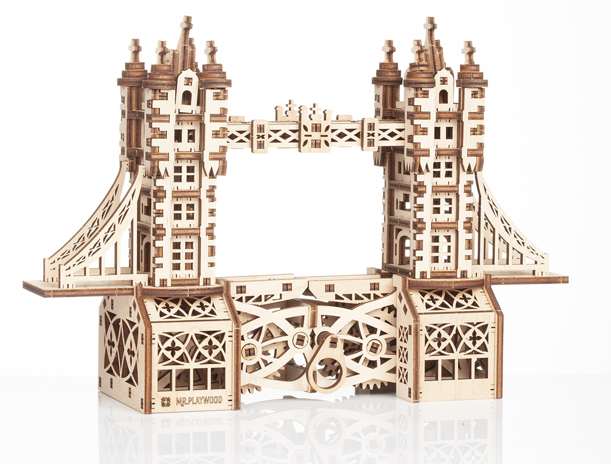 Puzzle Mr.Playwood - 226pc - TOWER BRIDGE "S"
