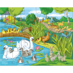 Puzzle – 24pc – Familles d’animaux (HABA)