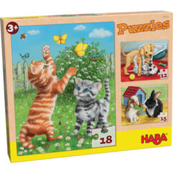 Puzzle – 18pc – Animaux de compagnie (HABA)