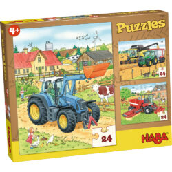 Puzzle – 24pc – Tracteur et Cie. (HABA)