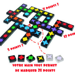 Qwirkle Anniversaire (pièces de 4cm)
