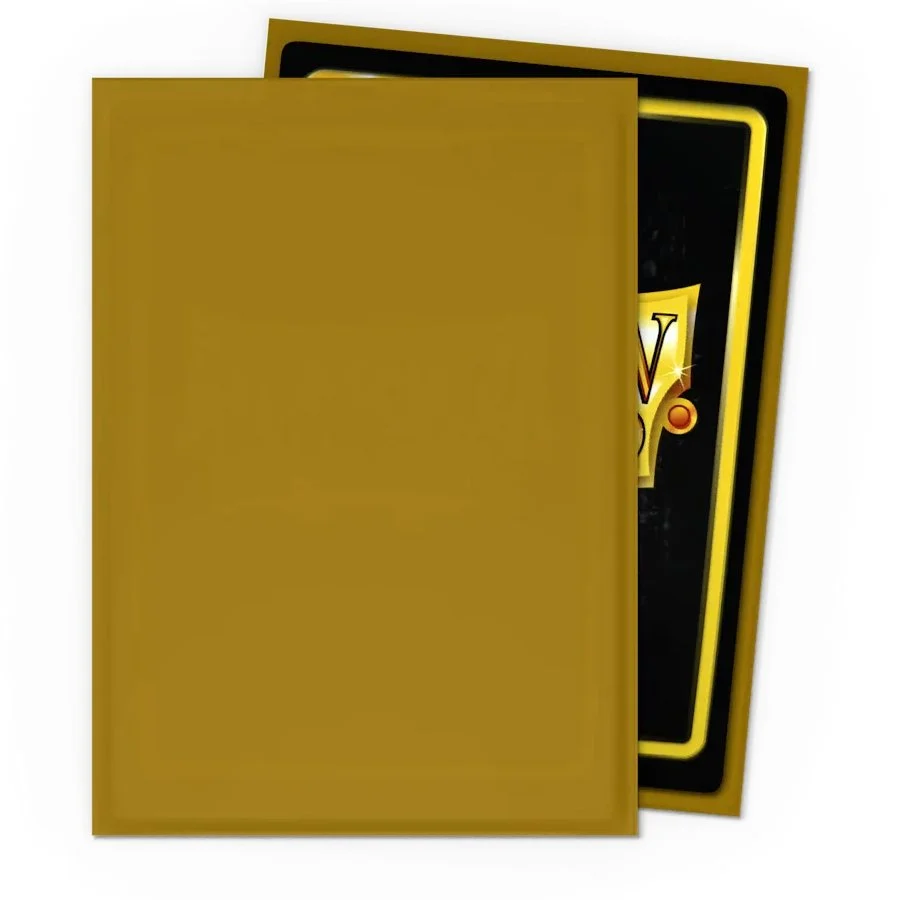 Protège Cartes – Dragon Shield : DS100 – CLASSIC – (STD x100) : Or - Gold – Image 2