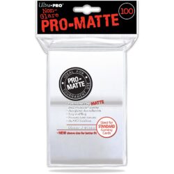 Paquet de 100 protèges-cartes Pro-Matte Blanc