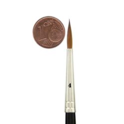 Pinceau – Feldherr Kolinsky Red Sable – Taille (Size) – 4