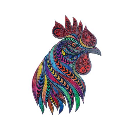 Puzzle en Bois - Le Coq Chanteur – Image 3