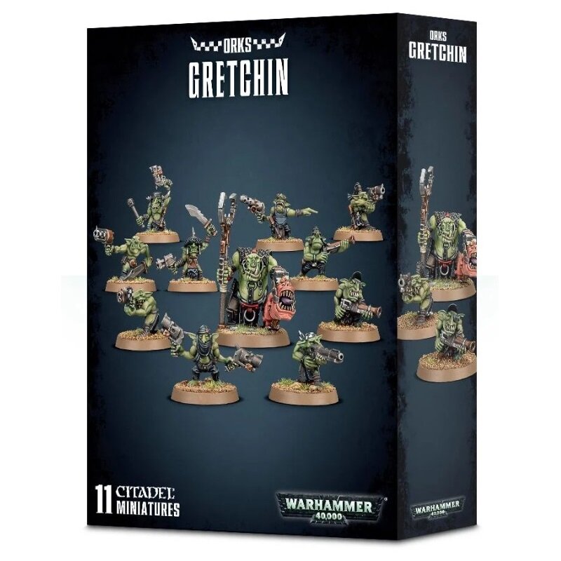 W40K - ORKS - Gretchin (Fouettard et Gretchins) (50-16)