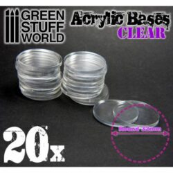 Socles transparents 32mm x20