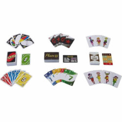 Coffret Multicartes (Uno / Phase 10 / Snappy Dressers)