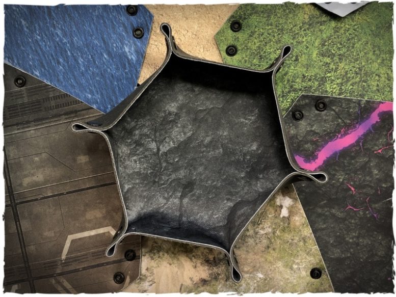 Piste de Dés - Hexagonal (Tapis Neoprene)