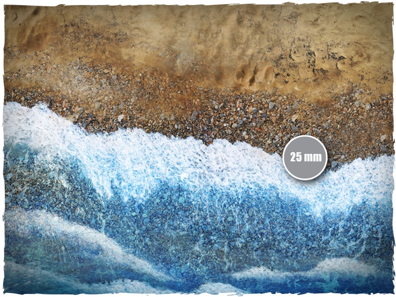 Tapis Deep Cut 120x120cm (4x4ft) ref 34MAT44M Terrain Plage – Image 2