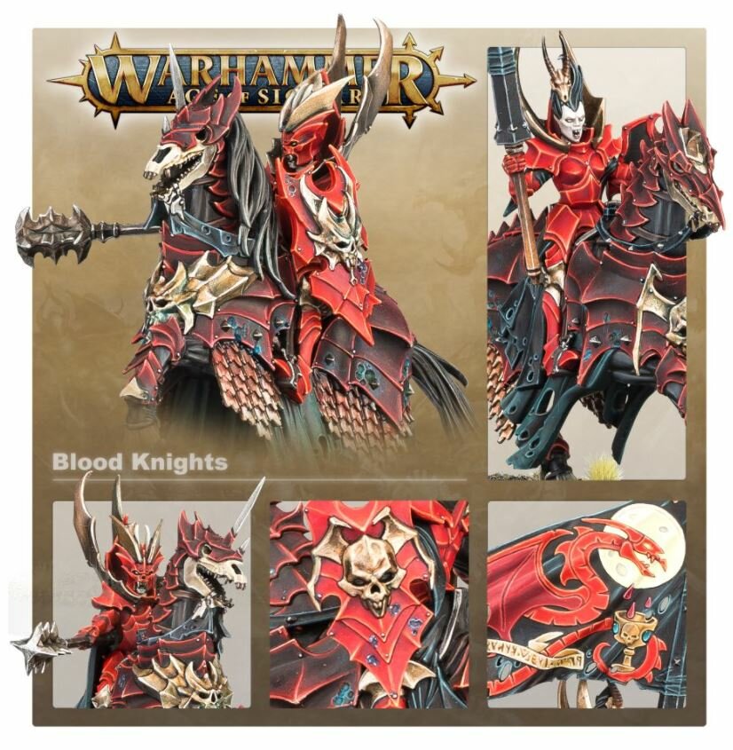 AOS - Soulblight Gravelords - Blood Knights / CHEVALIERS DE SANG (91-41) – Image 3
