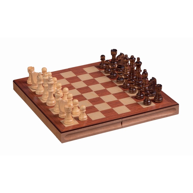 Jeu d'échecs / Chess - Échiquier Pliable - Mallette d'échecs 28cm - Hauteur Roi 6.5cm (Jeu d'Echecs) – Image 3