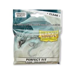 Dragon Shield – Protèges Cartes – 100 Pochettes – Perfect Fit Sideloaders – Clear