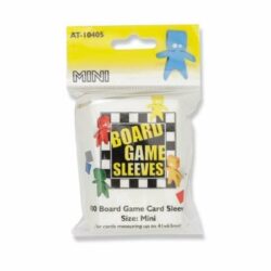 Board Game Sleeves – 100x Clear Mini fits cards 41x63mm (100)