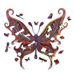 Puzzle en Bois – Papillon Illusionniste