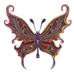 Puzzle en Bois – Papillon Illusionniste