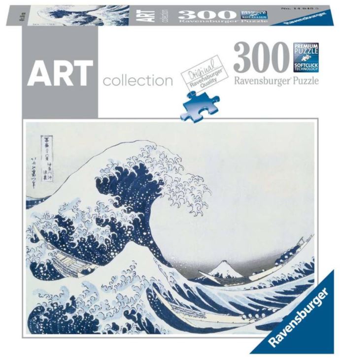 Puzzle - 300pc- RAVENSBURGER : ART COLLECTION - LA GRANDE VAGUE de KANAGAWA