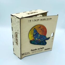 Puzzle en Bois – Le Loup Hurleur 200pc
