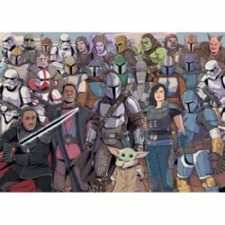 RAVENSBURGER – Puzzle -1000p : Baby Yoda / S.W. Mandalo. (Challenge)
