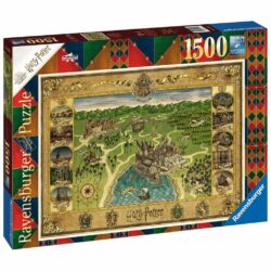 RAVENSBURGER – Puzzle -1500p – La Carte de Poudlard – Harry Potter (165995)