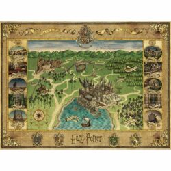 RAVENSBURGER – Puzzle -1500p – La Carte de Poudlard – Harry Potter (165995)
