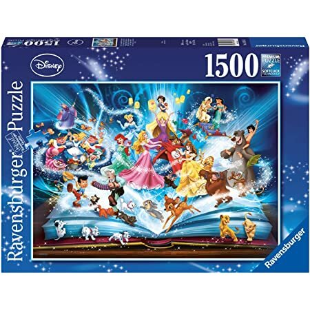 RAVENSBURGER - Puzzle -1500p - Le livre magique des contes Disney