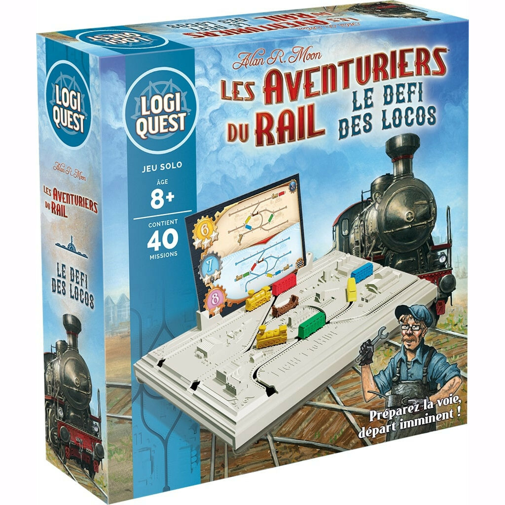 Logiquest - Les Aventuriers du Rail - Le Défi des Locos