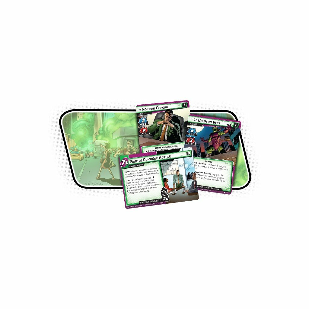 Marvel Champions - Le Jeu de Cartes : Extension Scénario - Bouffon Vert – Image 5