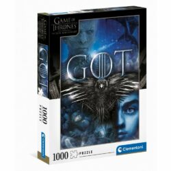CLEMENTONI – Puzzles Game of Thrones – Three-Eyed Raven (1000 pièces)