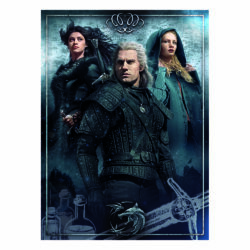 CLEMENTONI – Puzzles The Witcher – Ciri, Yennefer & Geralt (1000 pièces)