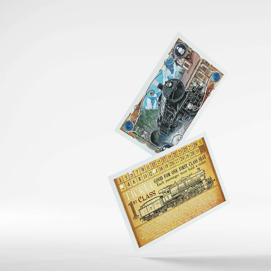 GameGenic : Pack Sleeves - Les Aventuriers du Rail Europe – Image 3